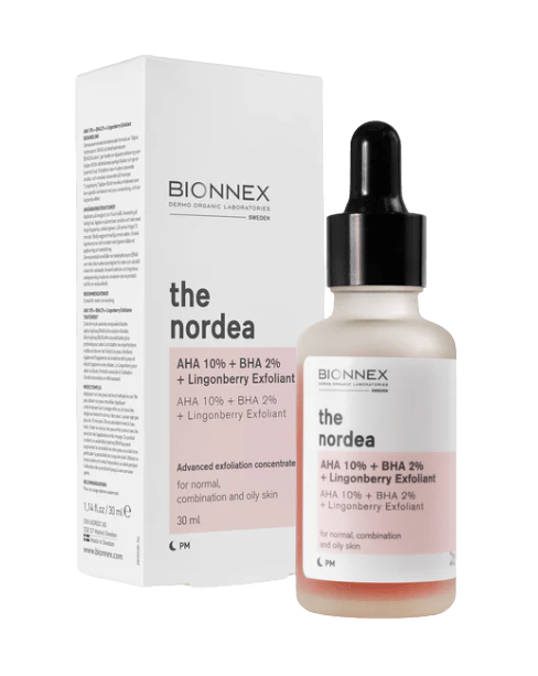 Bionnex The Nordea AHA 10% + BHA 2% + Lingonberry Exfoliante 30 ml